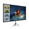 HD Portable 72 inches 16:9 Tripod Projection Screen