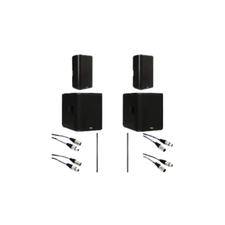 QSC K12 Speaker Package with Subwoofers