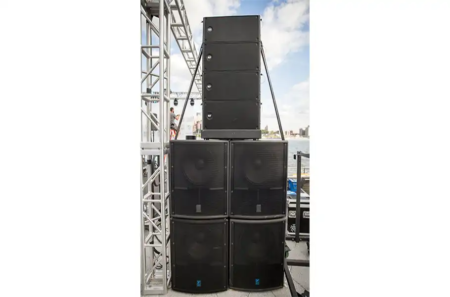 30,000Watt RCF Line Array 4x4 with Yorkville Subwoofers