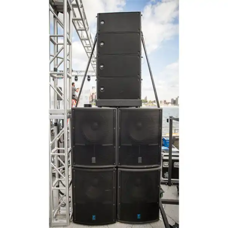 30,000Watt RCF Line Array 4x4 with Yorkville Subwoofers