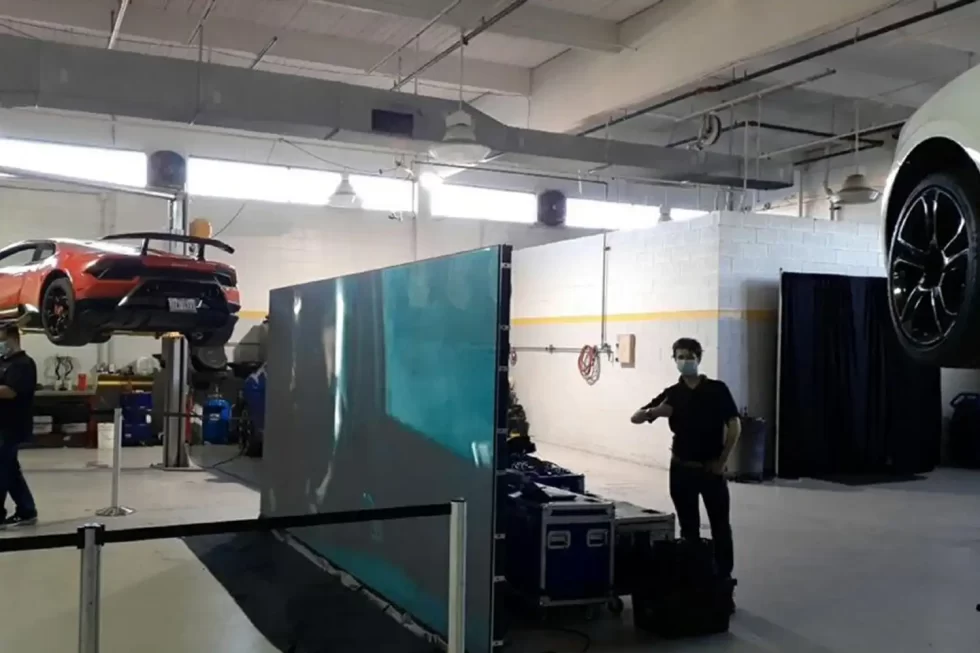 2.6mm LED VIdeo Wall Rental for Lamborghini