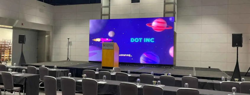 Video wall rental @ the Ronald Reagan Building, Washington, DC