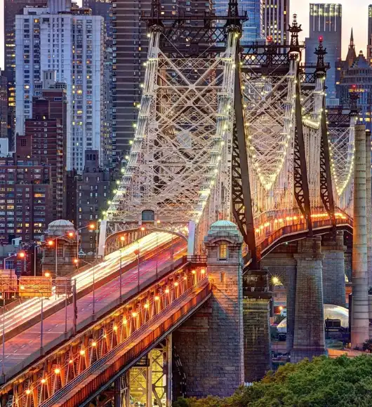New York City skyline, where AVR Expos offers LED video wall rentals for events and trade shows.