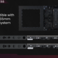 Image highlighting the compatibility of the RECIENCE 1.5mm LED Tile with 62mm and 55mm frame systems, featuring an adjustable thickness design.