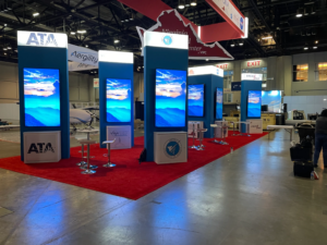 4K display for corporate booth