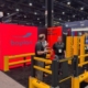 10x10 beMatrix 2.5mm LED wall structure for trade show booth