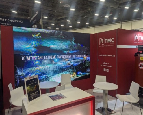 10x20 beMatrix 2.5mm LED wall structure for main stage presentation