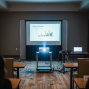 2.6mm LED wall in a 10x10 New York trade show booth