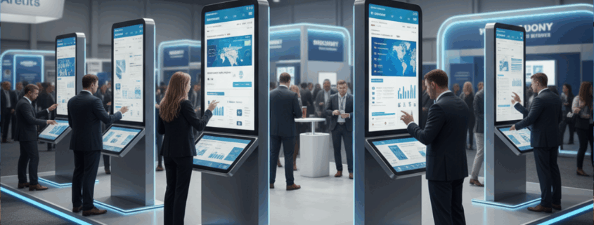 High-lumen projector setup illuminating a ballroom at a New Orleans conference