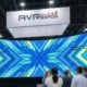 LED video wall setup for a trade show booth with AVR Expos.
