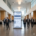 : Large digital wayfinding screen guiding attendees at an Orlando conference