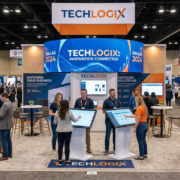 interactive Dallas trade show booth designed for attendee engagement