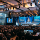 large visual presentation system at Atlanta corporate event